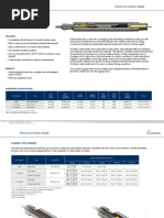 Electrical Cable Heads: Applications