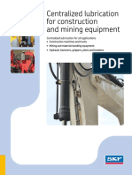 Centralized Lubrication For Construction and Mining Equipment