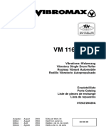 Katok Vibratsionnyi JCB Vibromax VM 116 D PD Parts Catalog K