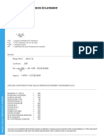 Tableau Calcul Pression Eclatement