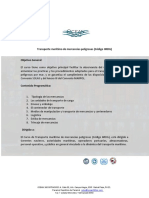 CURSO Transporte Marítimo de Mercancías Peligrosas (Código IMDG) 2020