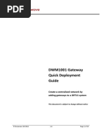 DWM1001 Gateway Quick Deployment Guide