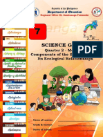 SCIENCE Grade 7: Quarter 2 - Module 6 Components of The Ecosystem and Its Ecological Relationships