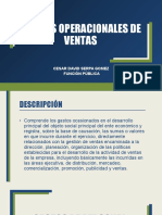 Gastos Operacionales de Ventas 52