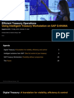 ASUG82849 - Efficient Treasury Operations With A Treasury Workstation For SAP S4HANA