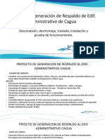 Proyecto de Generación Independiente de Edif. Adm. Cagua