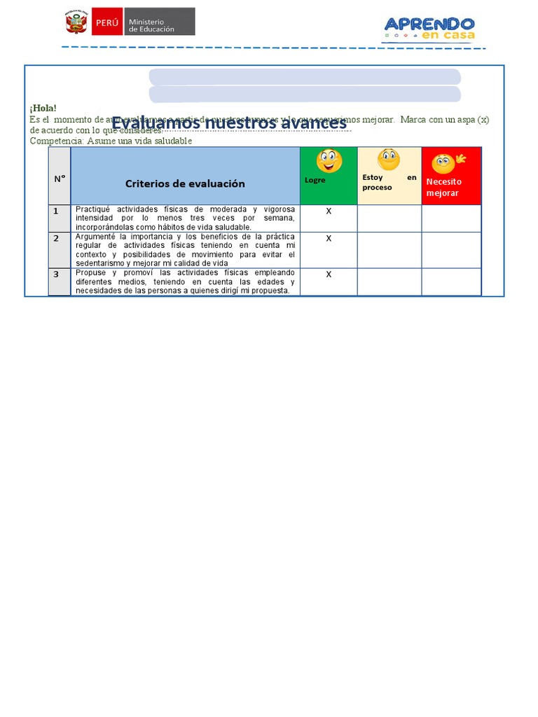 Autoevaluacion 5° Semana 11 | PDF