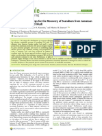 Selective Process Steps For The Recovery of Scandium From Jamaican Bauxite Residue