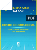 Direito Constitucional - conceitos e classificações