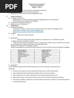 Lesson Plan in English 7 (Fourth Quarter) Week 4 - Day 1 I. Objectives