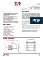 Descriptio Features: LT1111 Micropower DC/DC Converter Adjustable and Fixed 5V, 12V