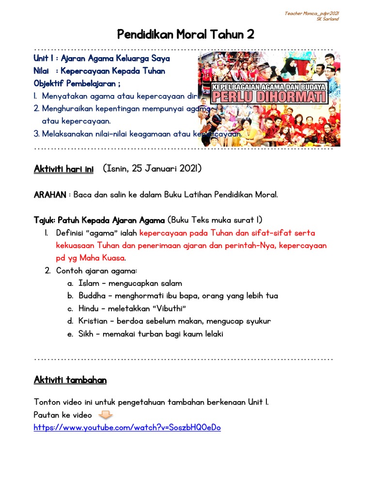 Pendidikan Moral Tahun 2 Pdf
