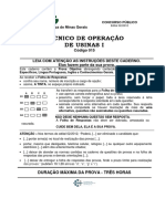 015 - TEC.DE OPERAÇÃO DE USINAS I