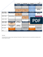 Media Lab Schedule