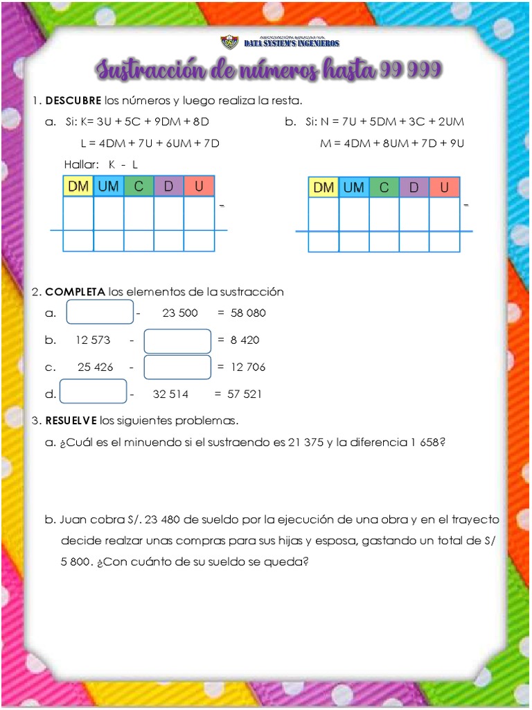 Ejercicios de Matemáticas para Tercer Grado | PDF | Matemática Elemental |  Matemáticas, image size:768x1024
