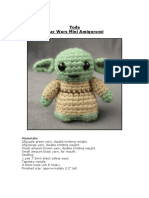 Yoda Star Wars Mini Amigurumi