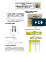 Guía para determinar la capacitancia dependiente de las dimensiones geométricas mediante experimento de laboratorio FIS 1200