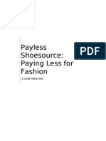 Payless Fashion: Increasing Sales through Luxury-Meets-Low-Price Strategy