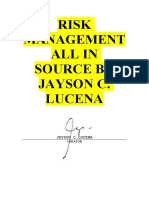 Risk Management All in Source by Jayson C. Lucena