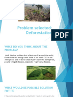 Problem Selected: Deforestation