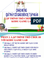 Lap Trinh Tro Choi 3d Voi Kodu Game Lab DD