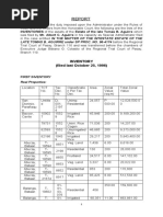 Inventory (Filed Last October 25, 1996) : INVENTORIES of The Assets of The Estate of The Late Tomas B. Aguirre Which