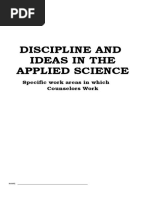 Discipline and Ideas in The Applied Science