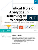 The Critical Role of Analytics in Returning To The Workplace
