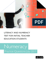 LitNumTest Numeracy Practice Questions 2017