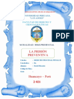 La Prisión Preventiva