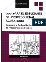 Guía Estudiante Proceso Penal Acusatorio y Oral Benavente Chorres