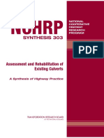 nchrp_syn_303 assessment and rehabilitation of existing culverts