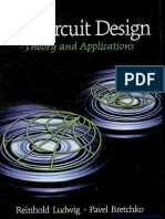 RF Circuit Design Theory and Applications by Reinhold Ludwig and Pavel Bretchko