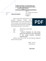 Format Balasan Surat Ijin Penelitian