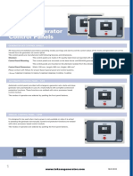 Generator Set Control Panels