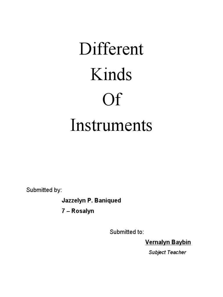 Different Kinds Of Traditional Filipino Musical Instruments From Luzon