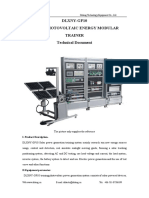 Solar Photovoltaic Energy Modular Trainer Dlxny-Gf10