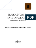 Edukasyon Sa Pagpapakatao: Mga Gawaing Pagkatuto