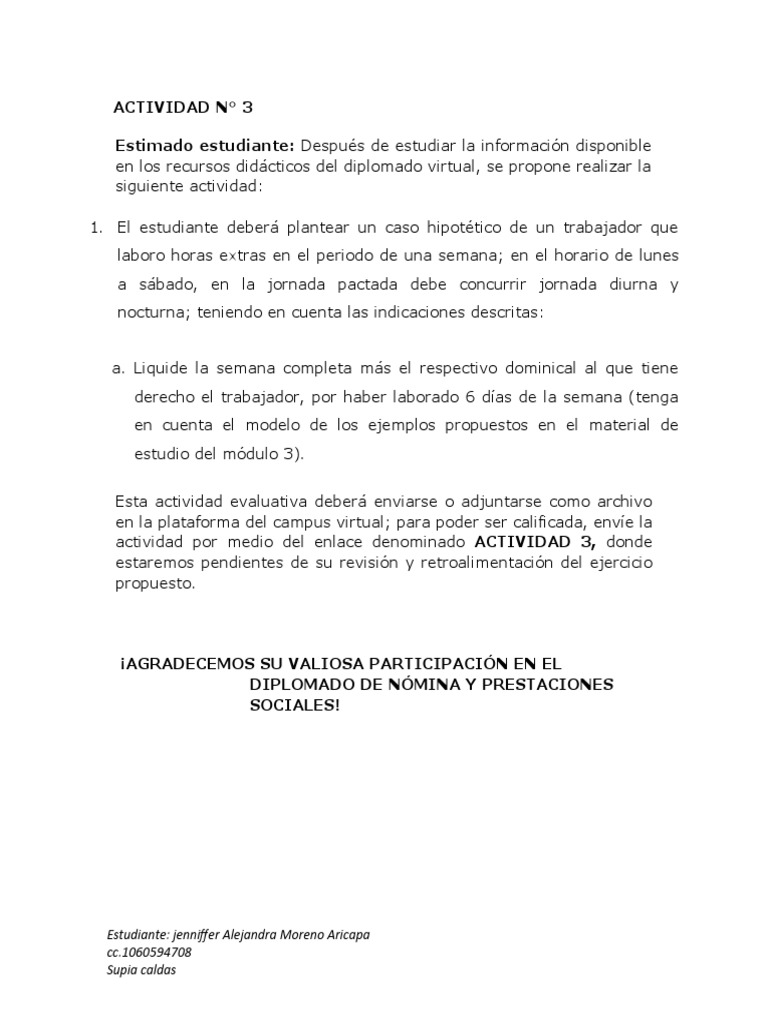 Actividad N3 | PDF | Crecimiento personal y profesional