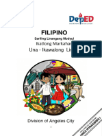 Filipino Grade 11 Week 1-8
