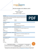 Product Specifications & Technical Data: Liquid Caramel CAS No: 8028-89-5 / EINECS: 232-435-9