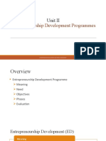 Entrepreneurship Development Programmes
