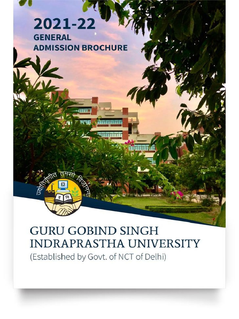 Ipu Admission Brochure General 21 22 Pdf Doctor Of Medicine University And College Admission