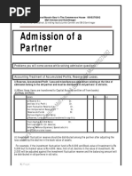 Partnership Admission