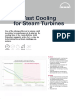 Active Fast Cooling For Steam Turbines: Features