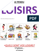 Vocabulaire Des LOISIRS...