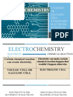 Electrochemistry: 3.voltaic OR Galvanic Cell 4.standard Electrode Potential