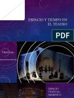 Espacio y Tiempo en El Teatro