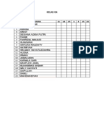 Kelas Xa: NO Nama 11 18 25 1 8 15 22