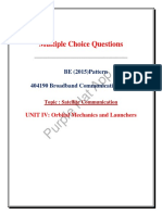 Multiple Choice Questions on Satellite Communication